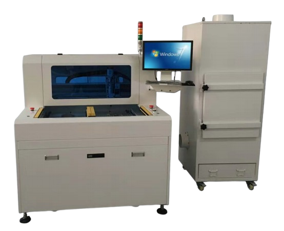 ZS-400 High-speed four-axis vision curved pcb cutting machine